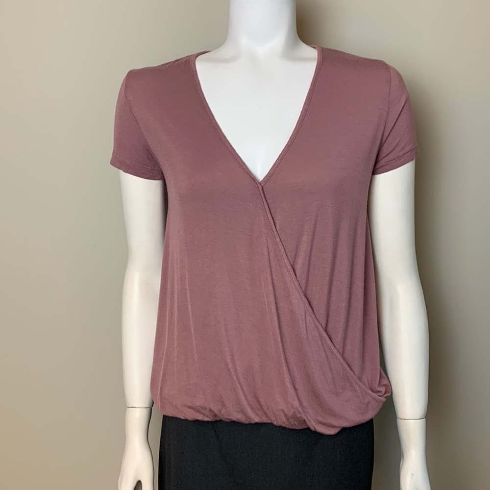 PINK ROSE •  Cross Over Top - Picture 2 of 6